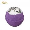 Multi - Colored Organic Bath Bomb With Petal On Top 120g Custom Weight for sale
