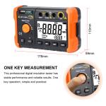 VICTOR 60D+ displays in 2000 digits intelligent micro-insulation tester Short