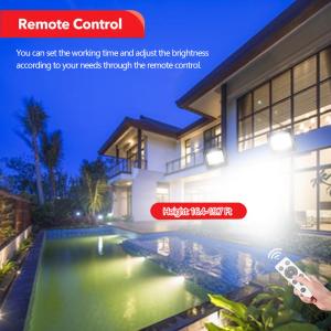 China KCD Small Automatic Switch 60w 200w 300w Security Low Price LED Floodlight Solar Outdoor Flood Light 100w on sale