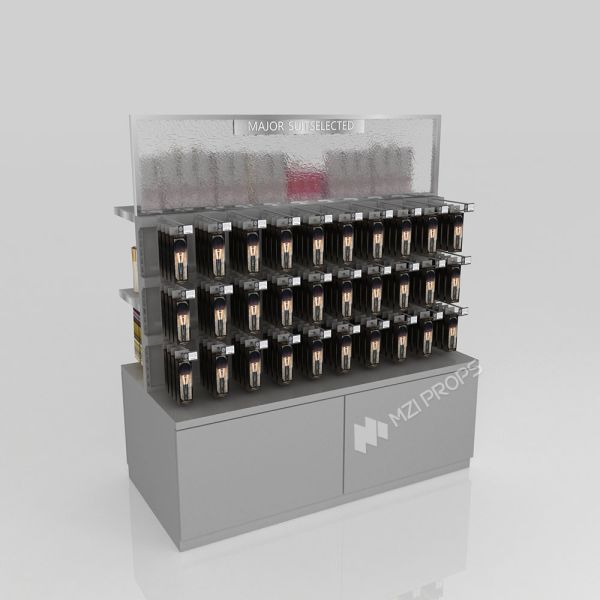 GDR11-ZD02-A01 Fashion Exhibition Display with LED Light Strips and Acrylic Panels for Retail Stores