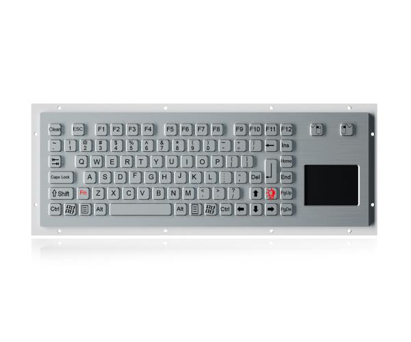 89 Keys Backlit USB Keyboard IP65 Dynamic Waterproof With Ruggedized Touch