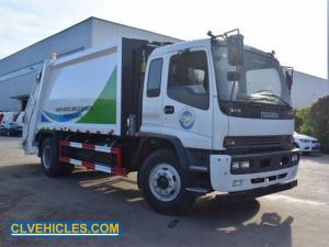 Wholesale FTR 12CBM 205Hp ISUZU Garbage Truck Diesel Compressed Garbage Truck from china suppliers