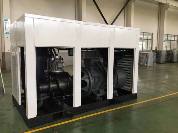 Quality 1.3Mpa Two Stage Permanent Magnet Air Compressor 340HP Double Stage Screw Compressor for sale