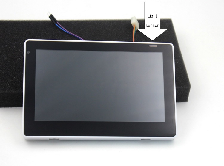 Enhanced Tablet PC With Light Sensor Temperature Humidity Sensor