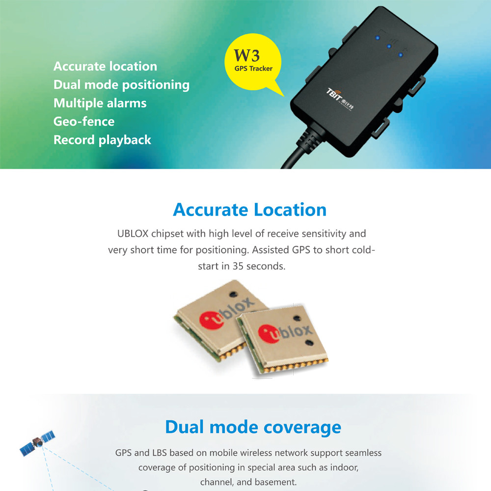 Smart Electric Motorcycle Mini GPS Tracker Device With High Sensitive Sensor / Alarm