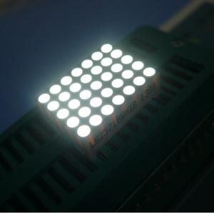 Ultra Bright White 5x7 Led Dot Matrix Display Row Anode 0.7  Moving Signs Application