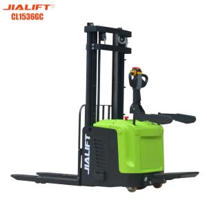 Wholesale Double Lifting 3630mm Lifting Height Electric Reach Stacker Pallet Stacker 1500kg from china suppliers