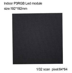 Wholesale Full Color LED Matrix Module 192x192mm 64x64pixel P3 Indoor SMD2121 LED Display Screen from china suppliers