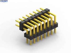 China PCB Right Angle Pin Connector , Durable Bulk 20 Pin Header Connector on sale