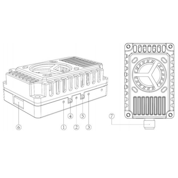1.2Ghz 10W Image Transmission 1.2G Wireless Video Transmitter 9 CH FPV VTX