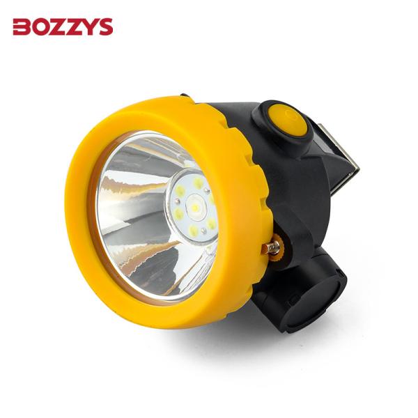 Quality 150mA LED Mining Waterproof Headlights 2000mAh With Main Auxiliary Lamp Sources for sale