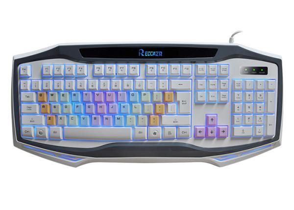 Quality USB Wired Adjustable Backlit Gaming Computer Keyboard Rainbow Color Keycap for sale