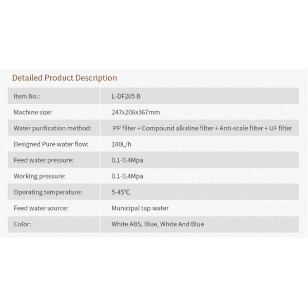 Healthy Alkaline Water Filter System,Active Hydrogen UF Mineral Water Pot