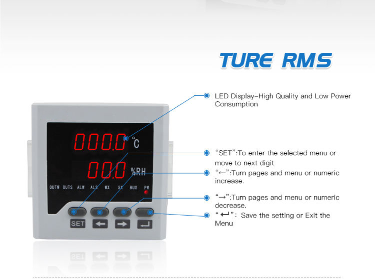 pid temperature and humidity controller