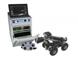 China Black CCTV Pipe Inspection Equipment , Underground Drain Inspection Camera on sale