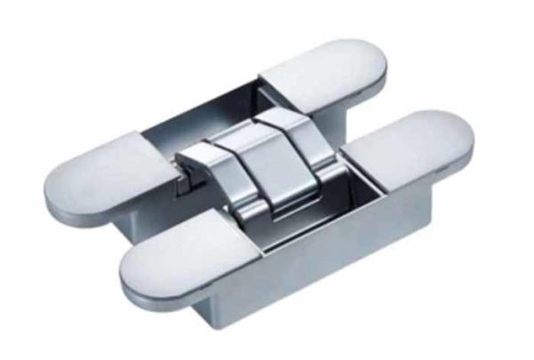3D Adjustable Hidden Door Hinge Top Opens 180 Degrees In Three Directions For