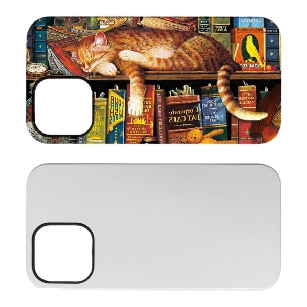 Sublimation Tough Iphone Case Blank 3d Sublimation Phone Cases 2 In 1 For IPhone 16 15 14 13 Pro Max