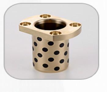 Quality Oilless Solid Graphite Impregnated Bronze Bushings Dynamic Load Bearing for sale