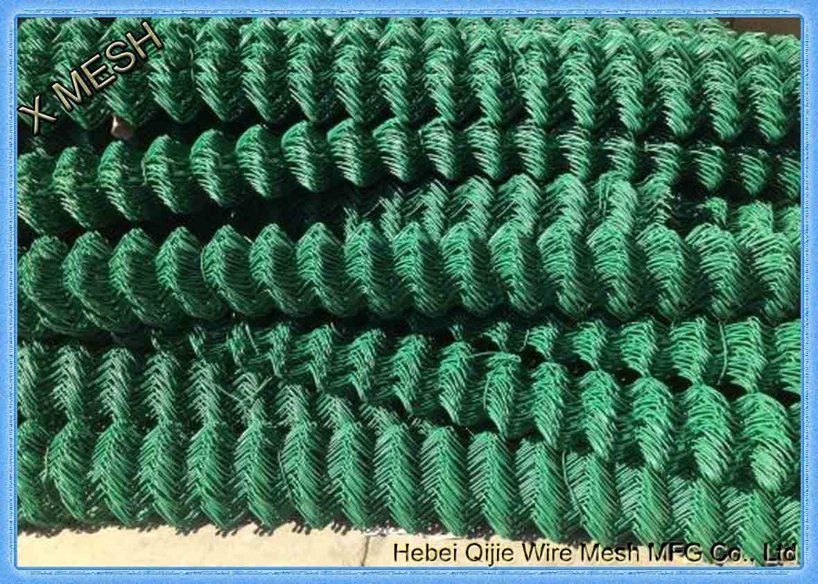 Wholesale 6 Gauge PVC Coated Chain Link Fence Wire Diameter 1.6m - 5 Mm Quick To Install from china suppliers