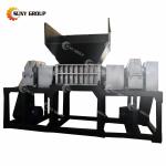 Industrial Product Waste Tire Recycling Machine Double Shaft Shredder with PLC
