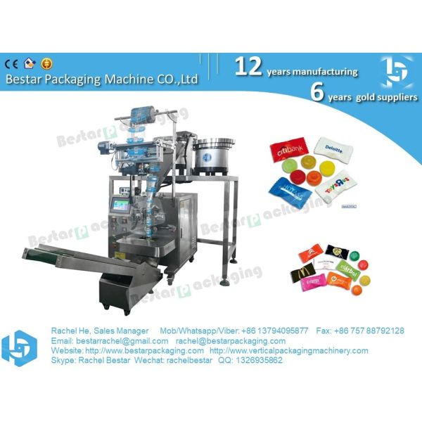 Automatic counting packing machine single hopper for candies