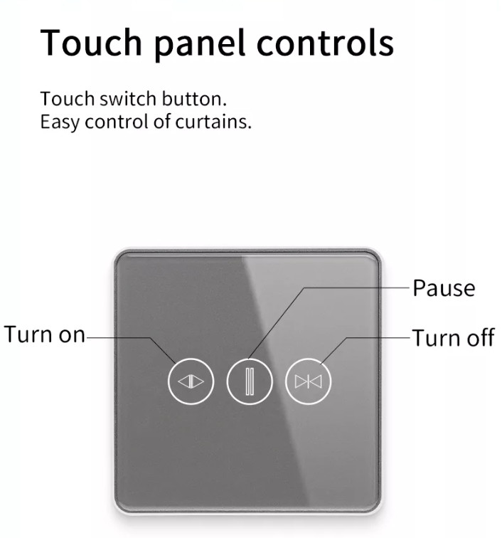 Zigbee/Wifi Smart Curtain Switch Tuya App Remote Shutter Home Interior Voice Control