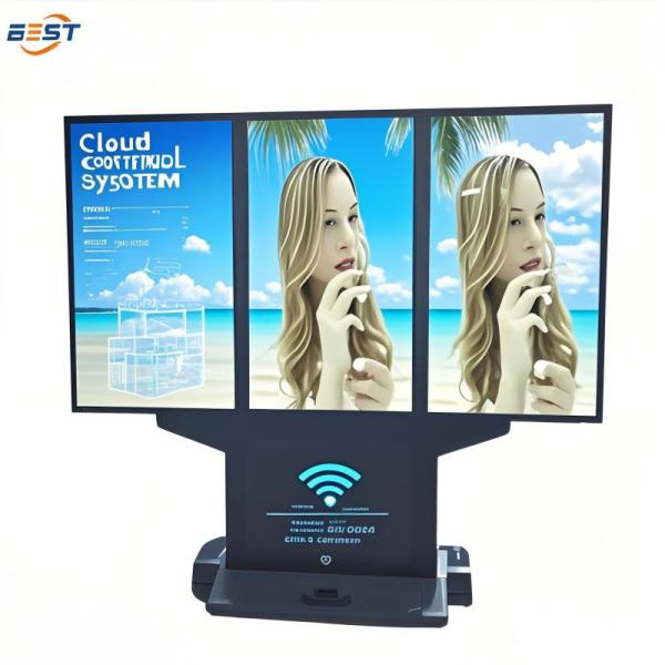 Quality Outdoor multi-screen split media player display, with compatibility for Android Windows Linux. for sale