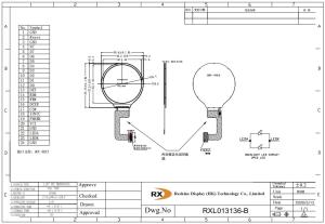 Wholesale 1.3 inch 240x240 round shape TFT LCD display with spi interface customized display from china suppliers