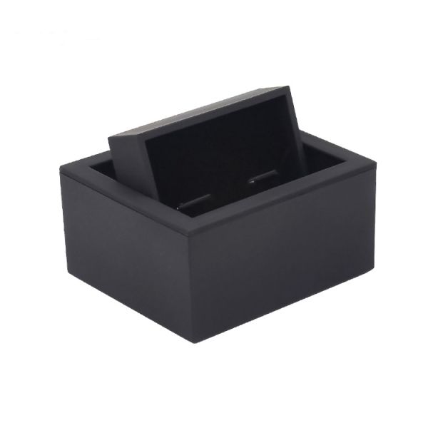 Rotatable Personalised Cufflink Box CMYK 4C printing and OEM Color
