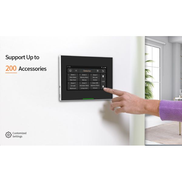 Glomarket Tuya 4g / Wifi DIY Home Security Alarm Systems Wireless App Control Anti Theft