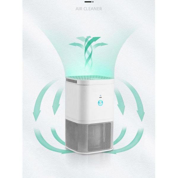 Air Purifiers for Home with HEPA Filter, Quiet Air Filter for Allergens, Hepa Air Purifier for Dust Hayfever Pollen Smok