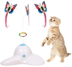Wholesale Exercise Electric Interactive Butterfly Flutter Rotating Kitten Toys from china suppliers