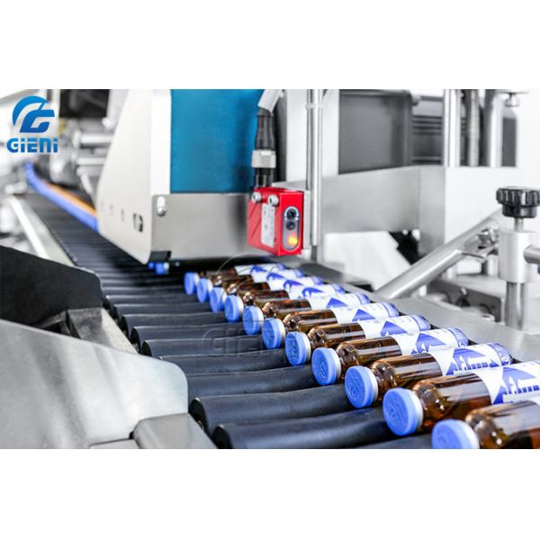Pharmaceutical Ampoule Wrap Around Labeling Machine 0.5mm Accuracy