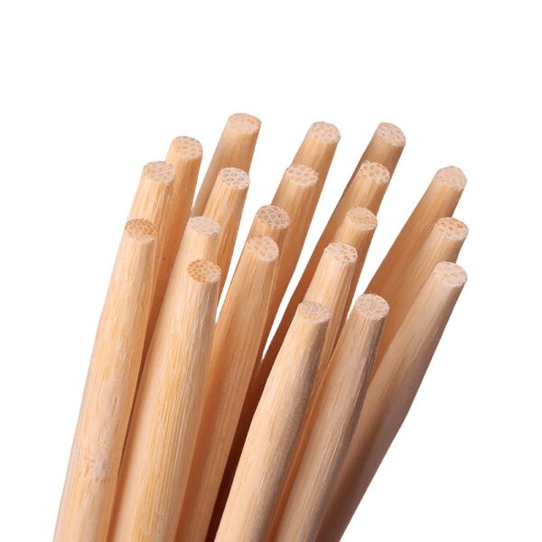 Natural Color Round Bamboo Chopsticks Grade A Chinese Bamboo Chopsticks