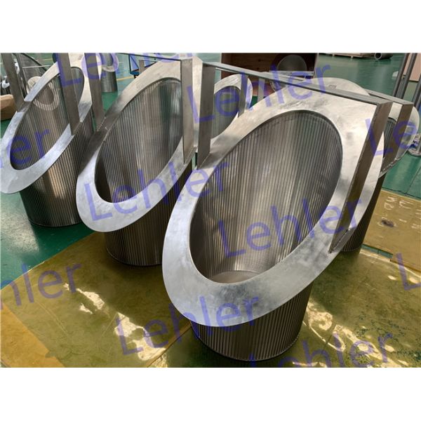 400 Mesh Wedge Wire Screen 45 Degree Angle For Basket Filter Waste Water Treatment