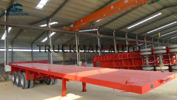 Quickly Loaded Unloaded Container Semi Trailer 2 Axles 3 Axles 40-50 Tons