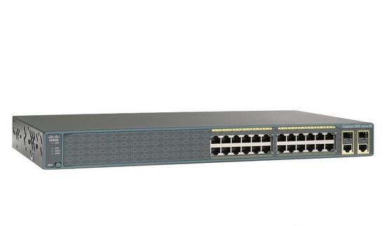 Quality Cisco 24 Port Managed Network Switch Catalyst 2960 PLUS LAN Base Switch WS-C2960+24TC-L for sale