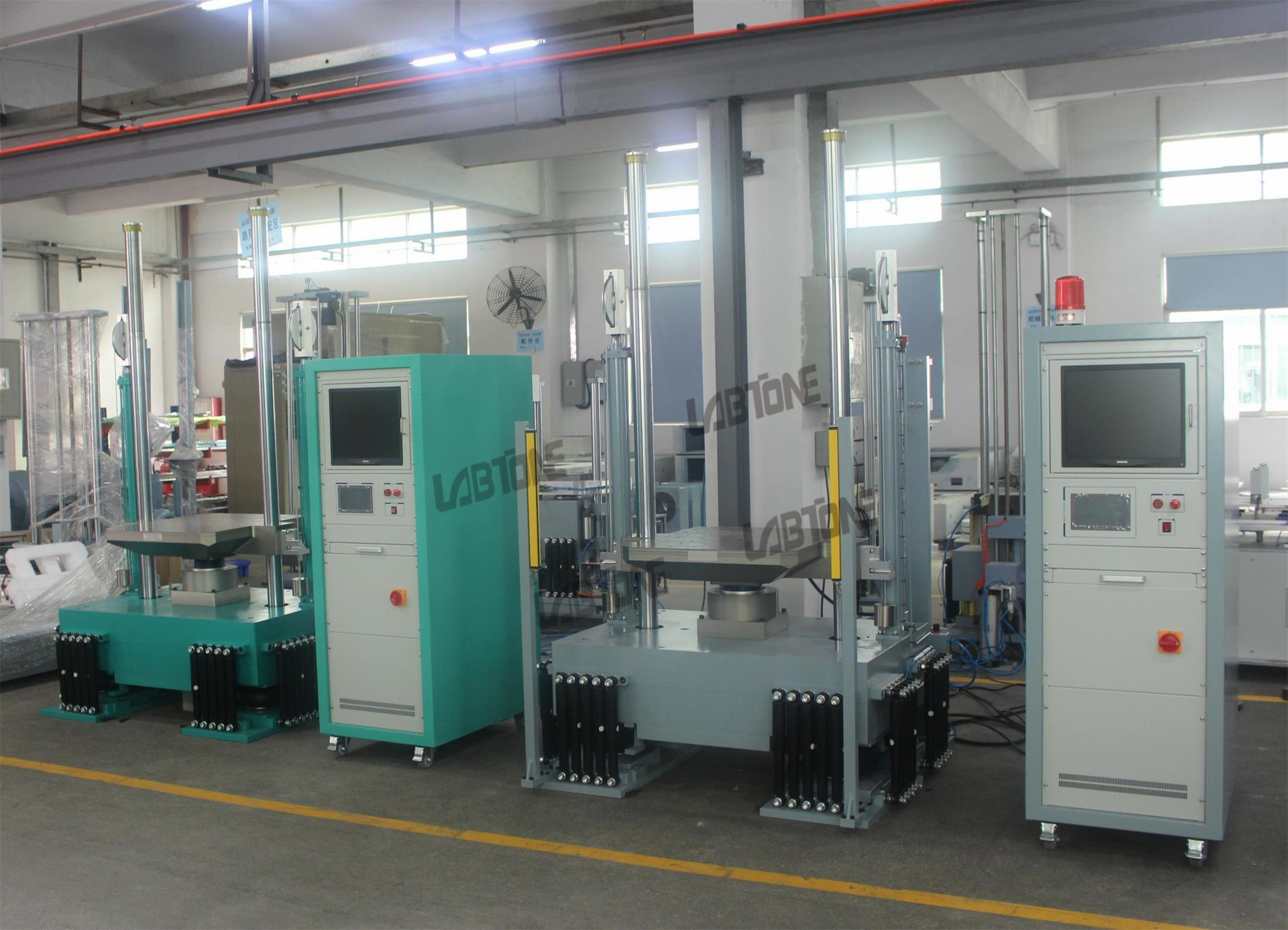 Half Sine Shock Pulse Mechanical Shock Test System Machine For Battery And Laptop