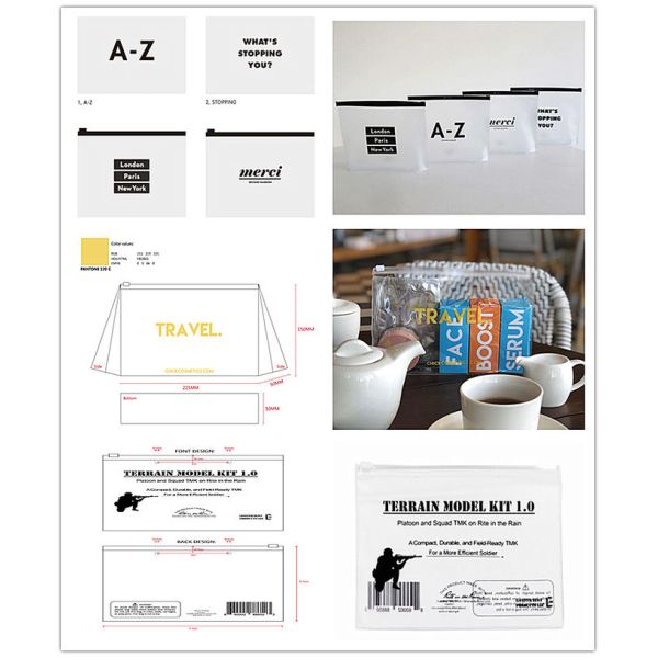 Wholesale Waterproof Clear PVC  k Bag Custom Logo Frosted Plastic Bag For Cosmetic  Swimwear Clothing