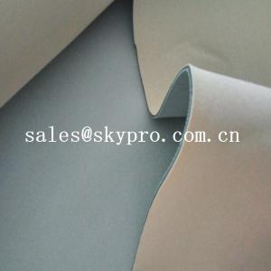 Wholesale Waterproof 2.5mm neoprene fabric roll two sides double coated white black lycra fabric from china suppliers