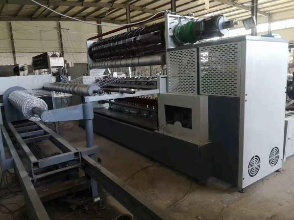Quality Easy Installation 2.4 Meters 75mm Fixed Knot Fence Machine , Wire Net Making Machine for sale