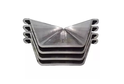 DIN Standard Type 2 Steel Sheet Pile , SY295 / SY390 Steel Sheet Piling