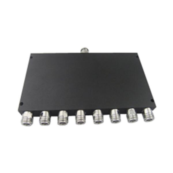 Quality Microstrip Directional 8 Way Power Splitter 0.5 - 6GHZ  N Female Black Or Customerized for sale