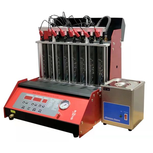 6 Cylinders Injector Tester And Cleaner With 600sec Injection Time And 250W Power