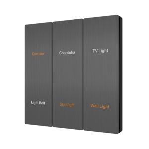 Wireless Zigbee Smart Switch , Tuya Smartphone Light Switch