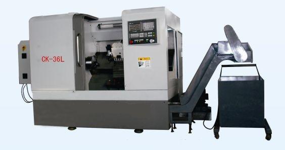 Quality CK36 cnc lathe with slant rail for sale