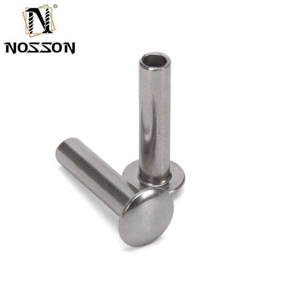 ISO Standard Bright Semi-tubular Rivet for Custom Steel Manufacturing m2.5 m3 m3.5 m4.2 m4.8 m5.5 m6.3 Bright Finish