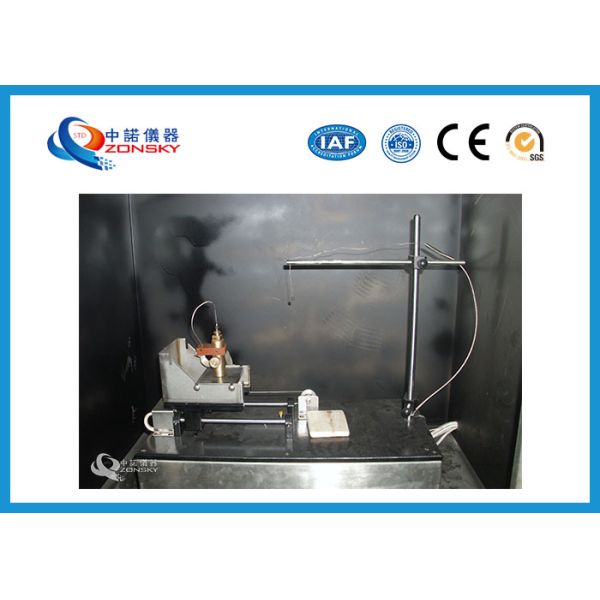 IEC 60695 Stainless Steel Needle Flame Testing Equipment / Pin Flame Test Chamber