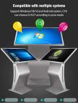 Round Angle Android Touch Screen Kiosk , Digital Display Touch Screen Kiosk