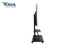 Multi Point Operation LCD Interactive Touch Screen Moving Stand Display 98 Inch